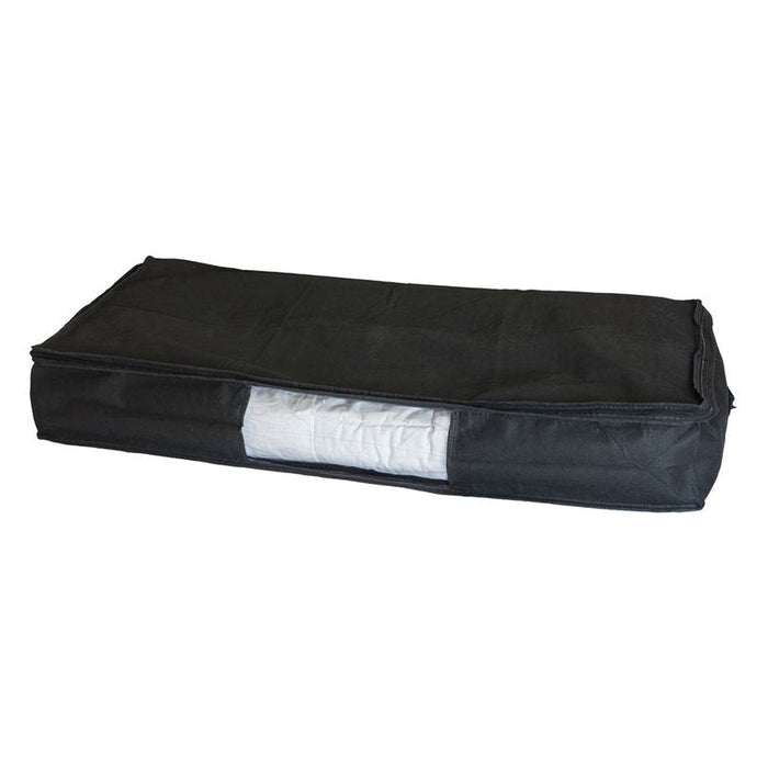 STORAGE BAG WITH ZIP 90X45X15CM BLACK MAXHOME - Продукти за съхранение и организация на дрехи<<<Домашни