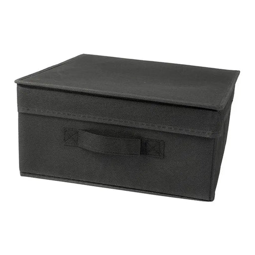 STORAGE BOX WITH LID MAXHOME 30X28X15 CM. BLACK - Кутии<<<Декорации<<<Мебели и интериор<<<Praktiker
