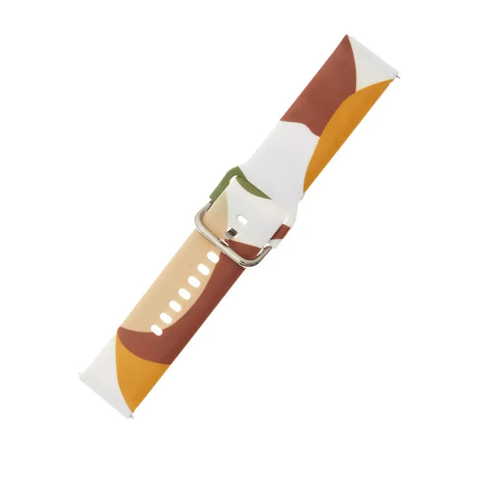 Strap Moro for Samsung Galaxy Watch 40 / 41 / 42 / 43 / 44 mm silicone bracelet watch band - pattern 4 - Smartwatch