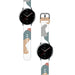 Strap Moro for Samsung Galaxy Watch 45 / 46 / 47 mm silicone bracelet watch band - pattern 2 - Smartwatch straps