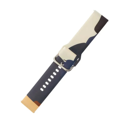 Strap Moro for Samsung Galaxy Watch 45 / 46 / 47 mm silicone bracelet watch band - pattern 13 - Smartwatch straps