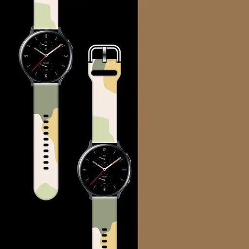 Strap Moro for Samsung Galaxy Watch 45 / 46 / 47 mm silicone bracelet watch band - pattern 14 - Smartwatch straps