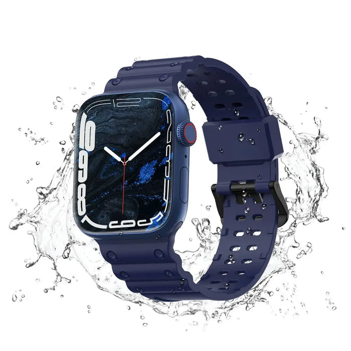 Strap Triple Protection for Apple Watch 38 / 40 / 41 mm band bracelet - navy blue - Smartwatch straps