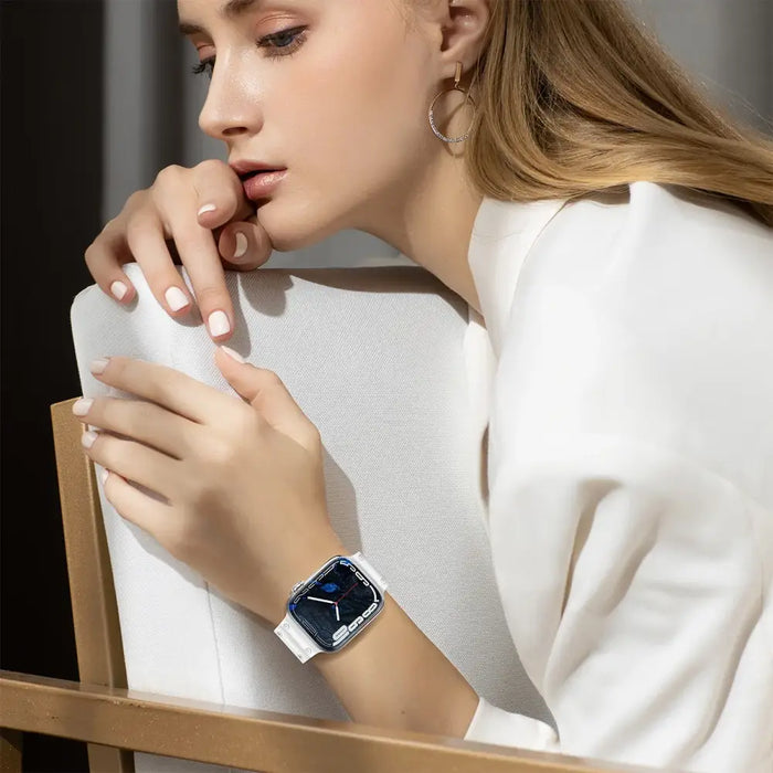Strap Triple Protection for Apple Watch 38 / 40 / 41 mm band bracelet - navy blue - Smartwatch straps