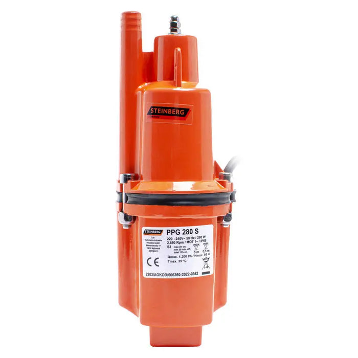 SUBMERSIBLE VIBRATING PUMP STEINBERG PPG 280 - Вибрационни помпи<<<Помпи<<<Инструменти и