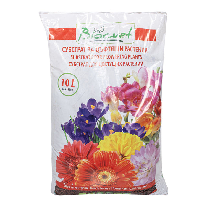 SUBSTRATE FOR FLOWERING 10L BIO COLOR - Почви<<<Торове почви и тревни смески<<<Градина<<<Praktiker