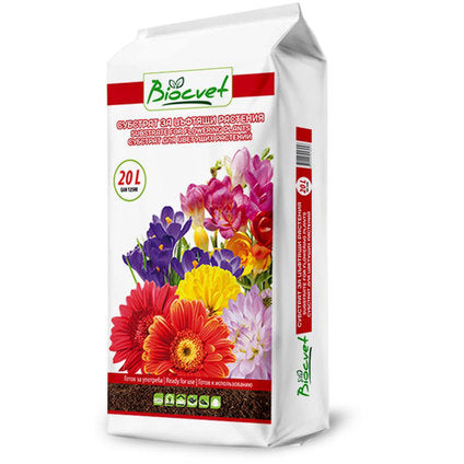 SUBSTRATE FOR FLOWERING 20L BIO COLOR - Почви<<<Торове почви и тревни смески<<<Градина<<<Praktiker
