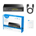 Суич Cudy GS1006P 6 x портов 10/100/1000Mbps PoE 65W - Суичове - с контрол<<<Мрежово оборудване<<<ValiAPI