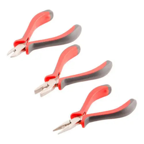 SUKI 3 PCS MINI PLIERS SET - Клещи<<<Ръчни инструменти<<<Инструменти и железария<<<Praktiker&&&Клещи<<<Ръчни