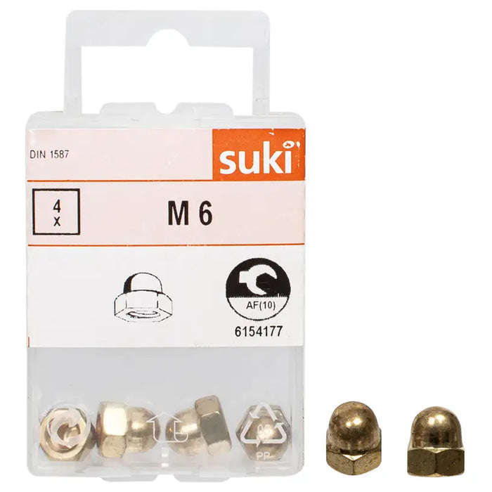 SUKI CAP M6 NUT - Болтове и гайки<<<Винтове и болтови съединения<<<Инструменти и железария<<<Praktiker