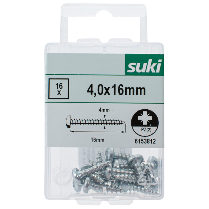 WOOD SCREW 4.0X16MM SUKI