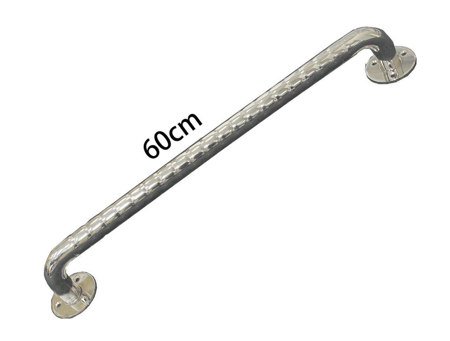 Stainless steel corrugated bathroom handrail 60 cm