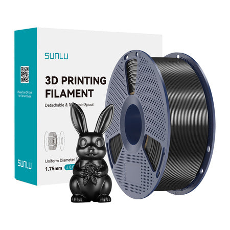 Sunlu PLA+ Silk Filament (Black)