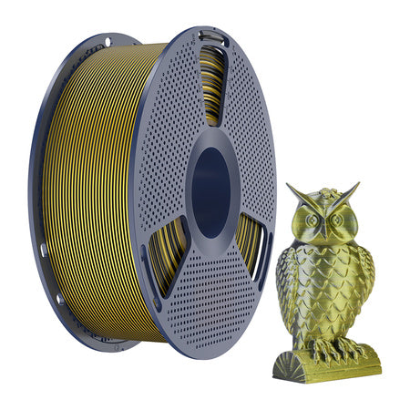 Sunlu PLA+ Silk Dual Color Filament (Black and Gold)