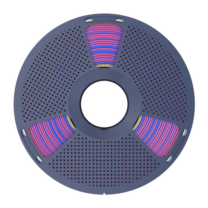 Sunlu PLA+ Silk Dual Color Filament (Red and Blue)