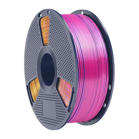 Sunlu PLA+ Silk Tri-Color Filament (red, yellow, and blue)