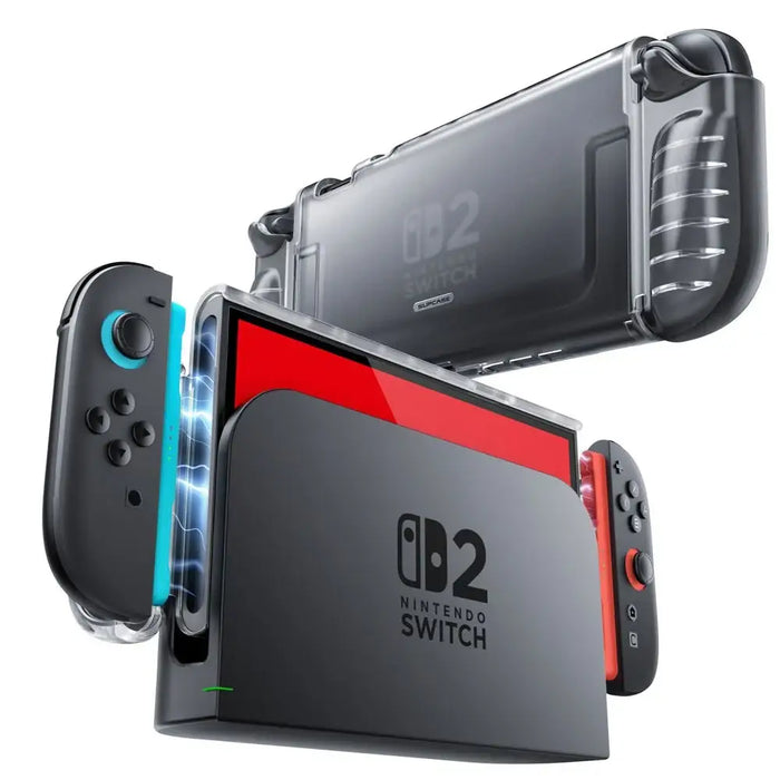 Supcase Crystal Case for Nintendo Switch 2 - Transparent - Cell phone cases and covers<<<HurtelXML