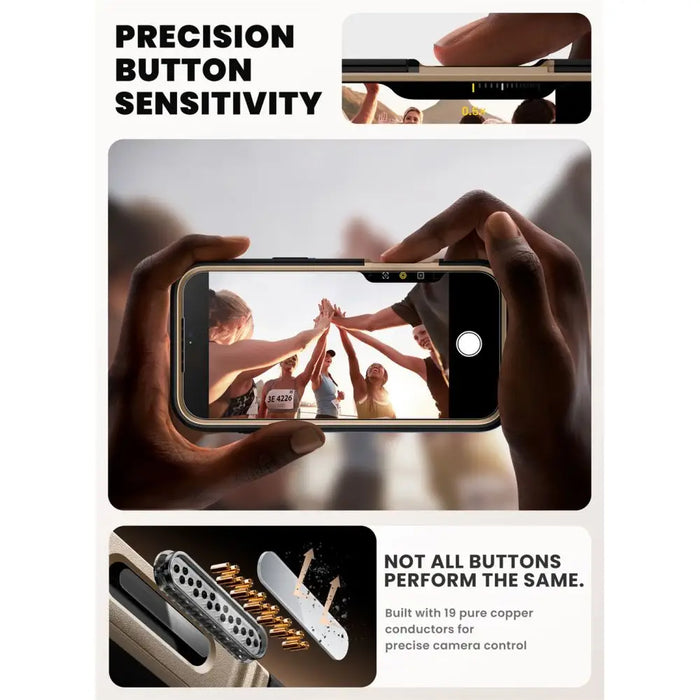 Supcase IBLSN Ares Flip Mag MagSafe Case for iPhone 17 Pro - Gold - Cell phone cases and covers<<<HurtelXML