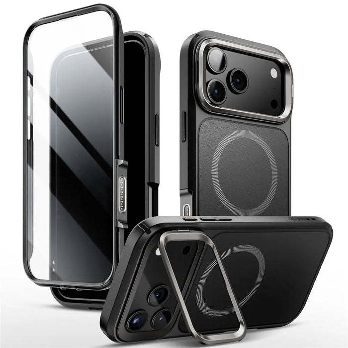 Supcase IBLSN Ares Flip Mag MagSafe Case for iPhone 17 Pro Max - Black - Cell phone cases and covers<<<HurtelXML