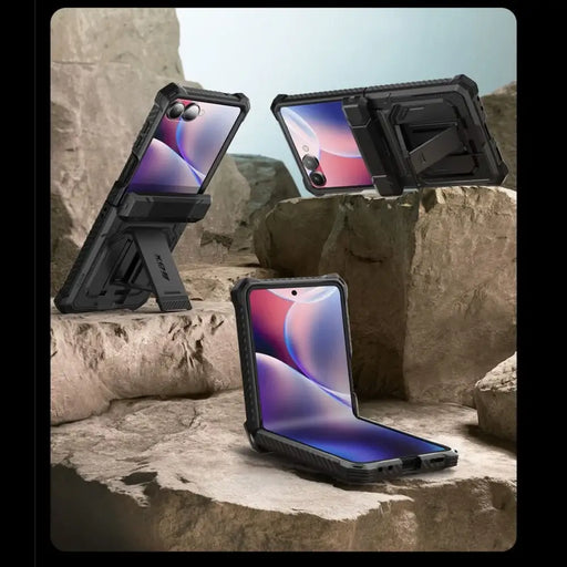 Supcase IBLSN Armorbox Case for Samsung Galaxy Z Flip 7 - Black - Cell phone cases and covers<<<HurtelXML