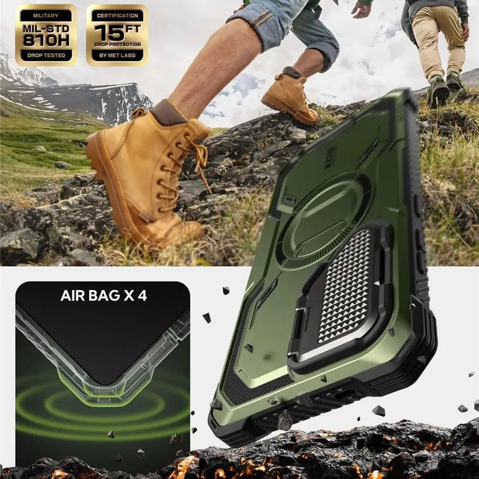 Supcase IBLSN Armorbox Mag Case for Samsung Galaxy S25 Ultra - Olive - Cell phone cases and covers<<<HurtelXML
