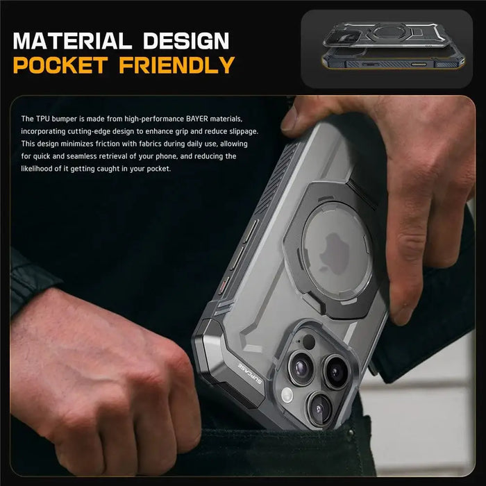 Supcase UB Grip Mag Case with MagSafe for iPhone 16 Pro Max - Gray - Cell phone cases and covers<<<HurtelXML