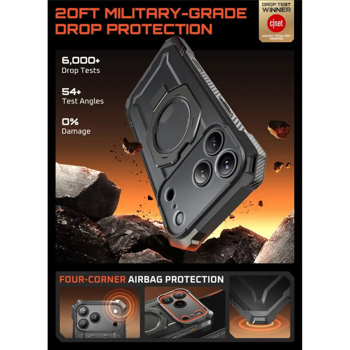 Supcase UB Grip Mag MagSafe Case for iPhone 17 Pro Max - Gray - Cell phone cases and covers<<<HurtelXML
