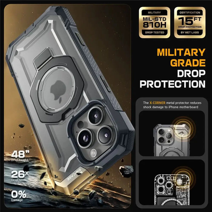 Supcase UB GRIP Mag MagSafe iPhone 16 Pro Case - Gray - Cell phone cases and covers<<<HurtelXML