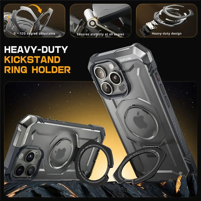 Supcase UB GRIP Mag MagSafe iPhone 16 Pro Case - Gray - Cell phone cases and covers<<<HurtelXML