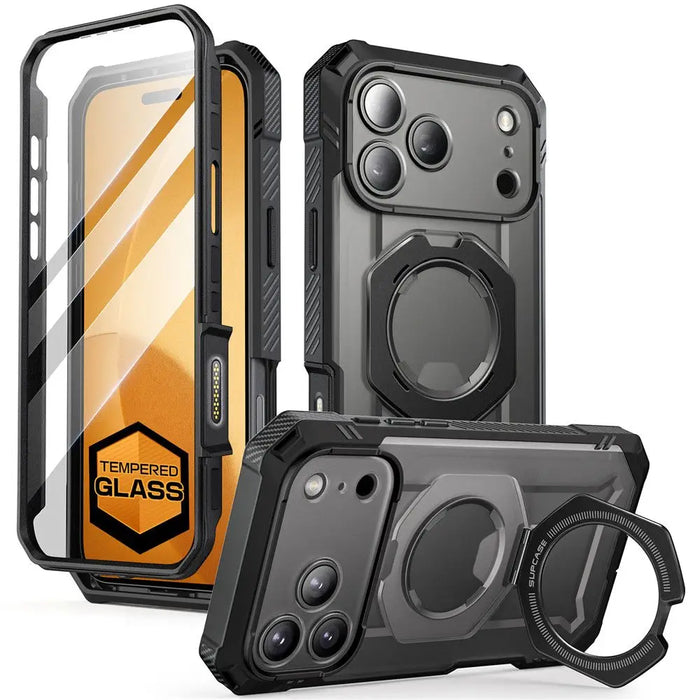 Supcase UB Grip Pro Mag MagSafe Case for iPhone 17 Pro Max - Black - Cell phone cases and covers<<<HurtelXML