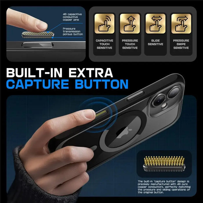 Supcase UB Mag Case with MagSafe for iPhone 16 - Black - Cell phone cases and covers<<<HurtelXML