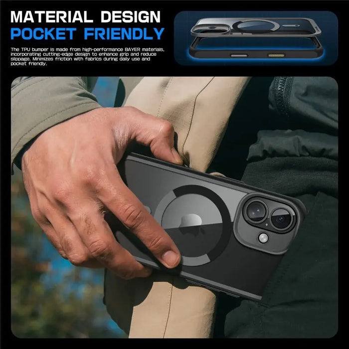 Supcase UB Mag Case with MagSafe for iPhone 16 - Black - Cell phone cases and covers<<<HurtelXML