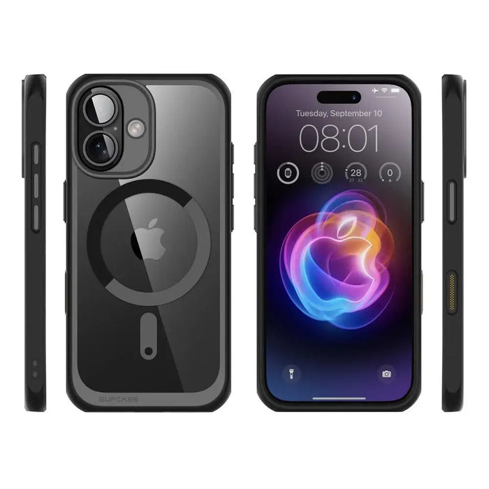 Supcase UB Mag Case with MagSafe for iPhone 16 - Black - Cell phone cases and covers<<<HurtelXML