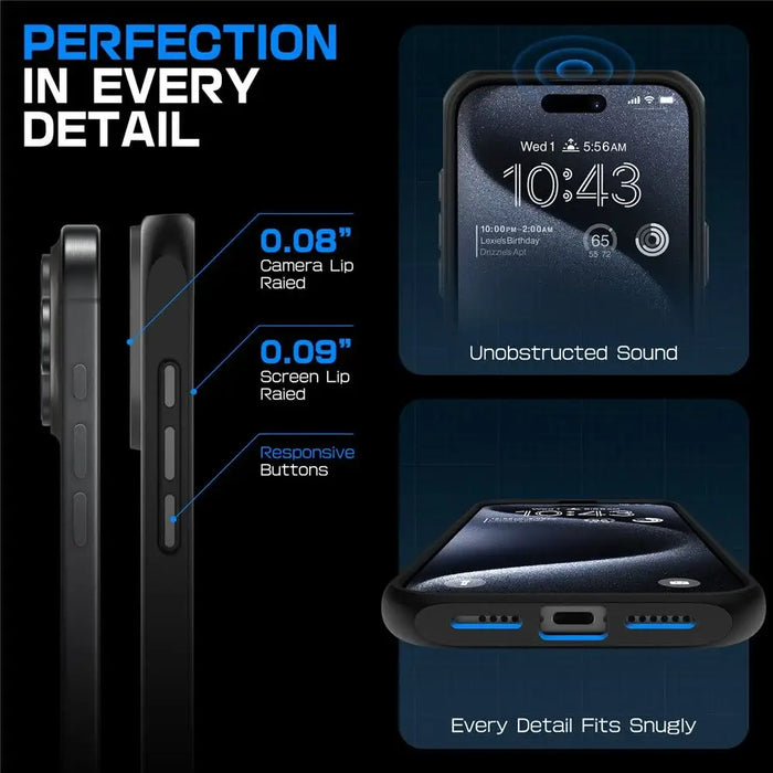 Supcase UB Mag Case with MagSafe for iPhone 16 Pro - Black - Cell phone cases and covers<<<HurtelXML