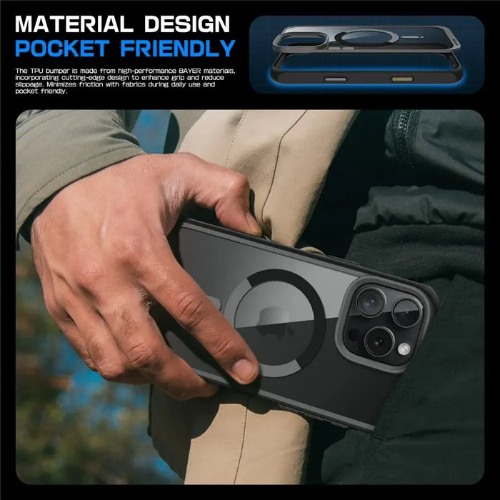 Supcase UB Mag Case with MagSafe for iPhone 16 Pro - Black - Cell phone cases and covers<<<HurtelXML