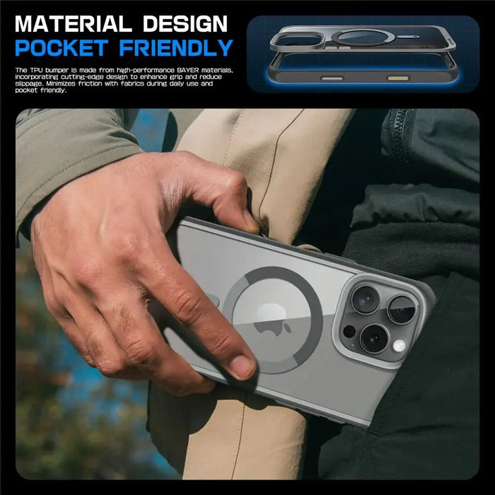 Supcase UB Mag Case with MagSafe for iPhone 16 Pro - Gray - Cell phone cases and covers<<<HurtelXML