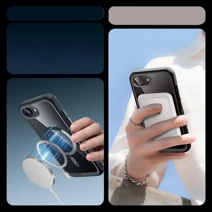 Supcase UB Mag MagSafe iPhone 16e Case - Black - Cell phone cases and covers<<<HurtelXML