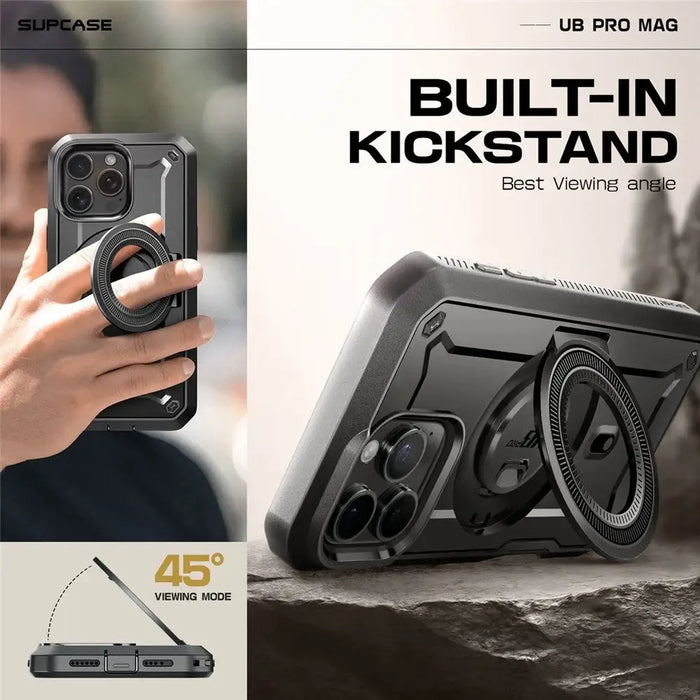 Supcase UB Pro Mag MagSafe Case for iPhone 16 Pro - Black - Cell phone cases and covers<<<HurtelXML