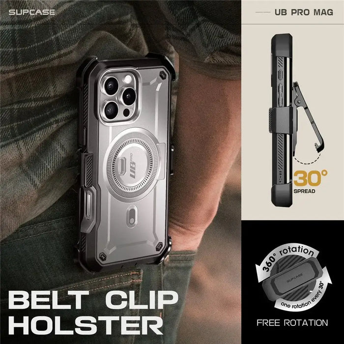Supcase UB Pro Mag MagSafe iPhone 16 Pro Case - Gray - Cell phone cases and covers<<<HurtelXML