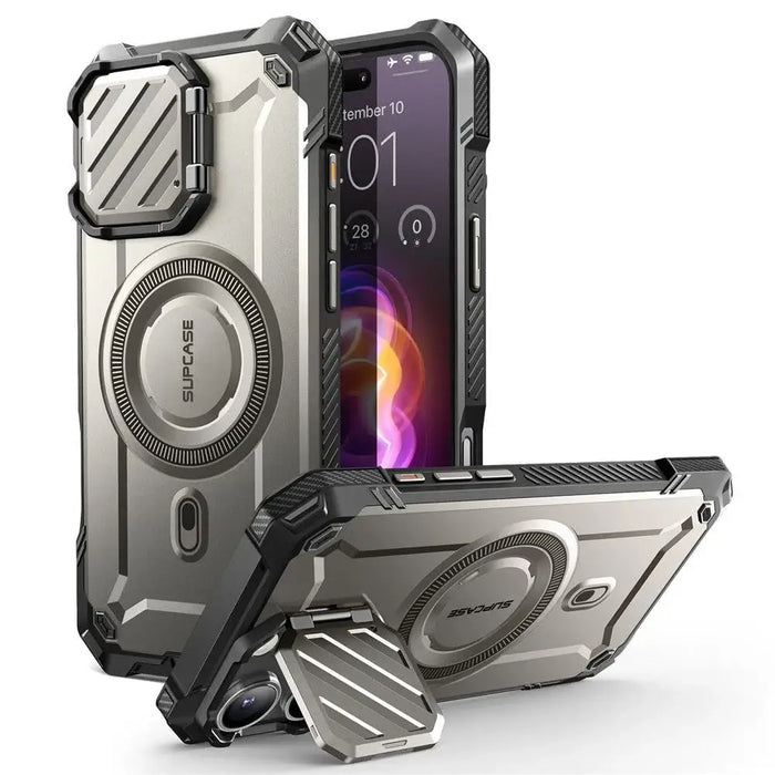 Supcase UB XT Mag Case with MagSafe for iPhone 16 Pro Max - Gray - Cell phone cases and covers<<<HurtelXML
