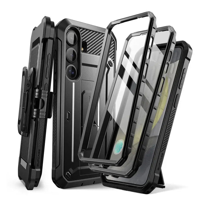 Supcase Unicorn Beetle Pro 2-set Case for Samsung Galaxy S25 - Black - Cell phone cases and covers<<<HurtelXML