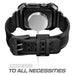 Supcase Unicorn Beetle Pro Case with Strap for Apple Watch 4/5/6/7/8/SE (44/45 mm) - Black - Cell phone cases