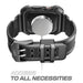 Supcase Unicorn Beetle Pro Case with Strap for Apple Watch 4/5/6/7/8/SE (44/45 mm) - Black - Cell phone cases