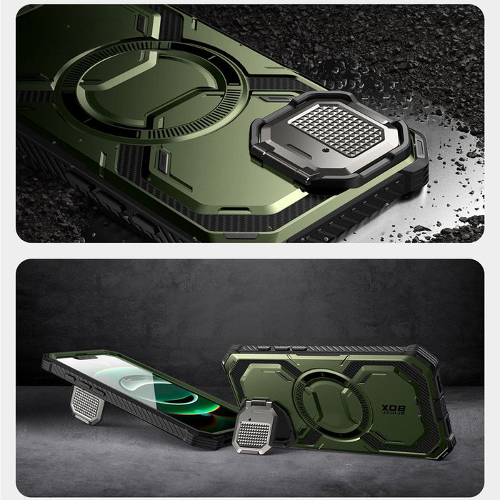IBLSN Armorbox Mag MagSafe Supcase case for iPhone 16e / 17e - olive