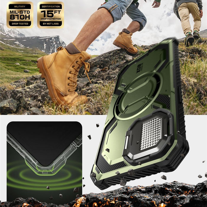IBLSN Armorbox Mag MagSafe Supcase case for iPhone 16e / 17e - olive