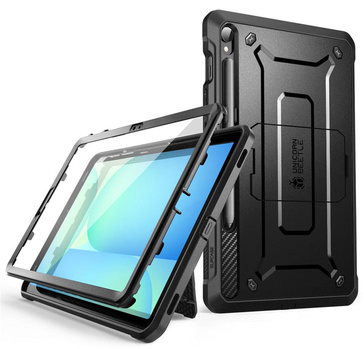 Unicorn Beetle Pro Supcase Case for Samsung Galaxy Tab S9 11.0 / S9 FE / S10 FE / S10 Lite 10.9 X710 / X716B / X510 / X516B / X520 / X526 / X400 / X406B - Black