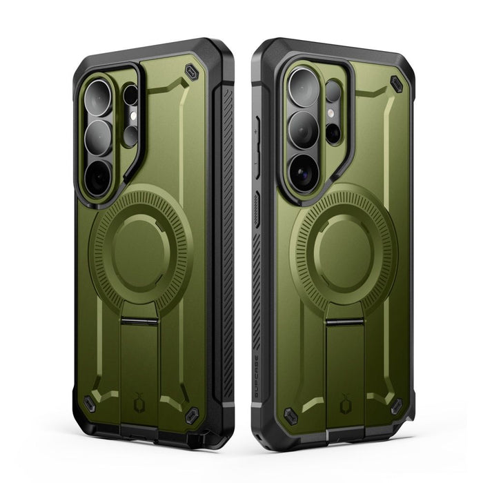 Supcase Unicorn Beetle Pro Mag MagSafe 2-Set Case for Samsung Galaxy S26 Ultra - Green and Black