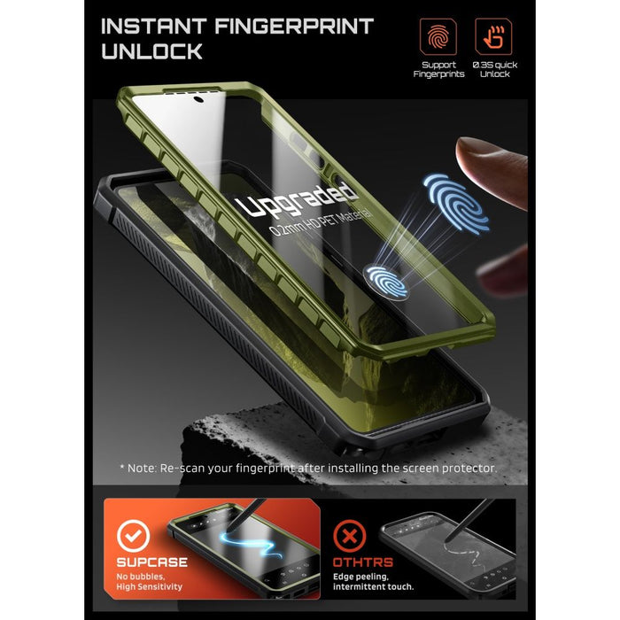 Supcase Unicorn Beetle Pro Mag MagSafe 2-Set Case for Samsung Galaxy S26 Ultra - Green and Black