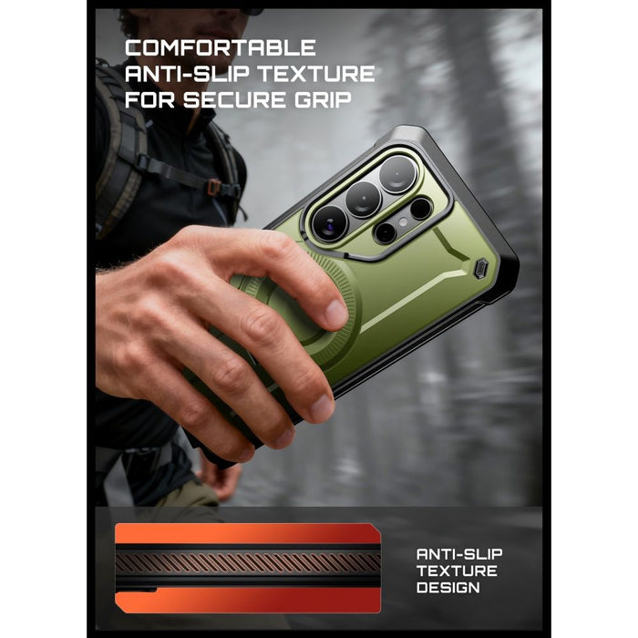 Supcase Unicorn Beetle Pro Mag MagSafe 2-Set Case for Samsung Galaxy S26 Ultra - Green and Black
