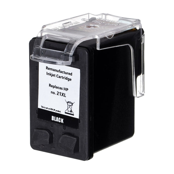 Superbulk B-H21XL Black Ink for HP Printer (Replacement HP 21XL C9351A) Standard